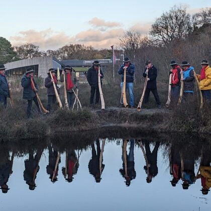 8-1-23 afblazen en heidens kabaal bij het poeltje