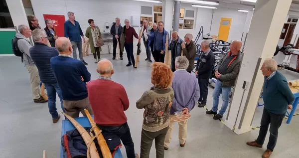 Blazen oefenen onder leiding van Wem Hilbers