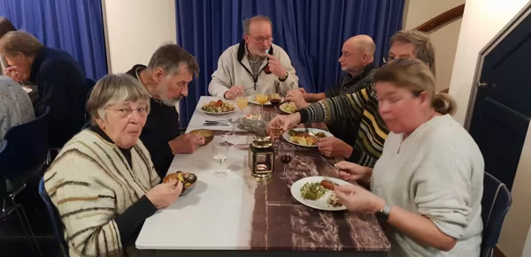 Maar eerst aan het stampottenbuffet