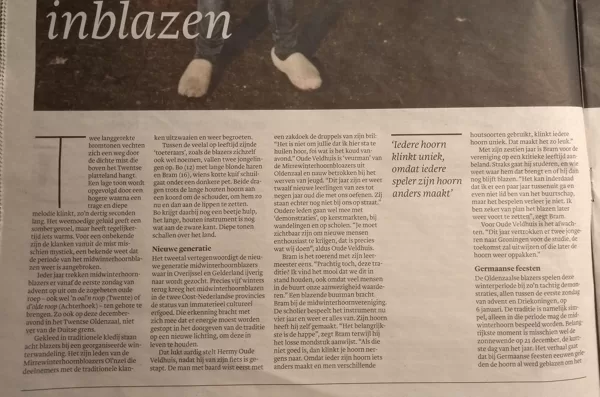Artikel afblazen 2018/2019-1