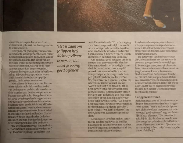 Artikel afblazen 2018/2019-2