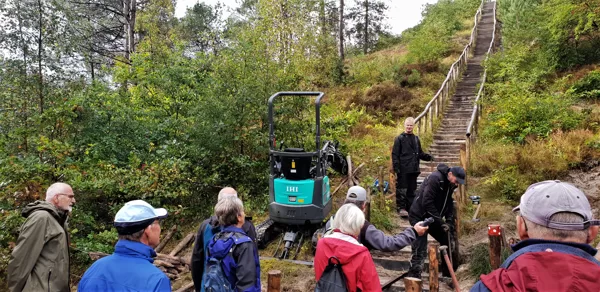 Wandelgroep in Schoorl met natuurgids
