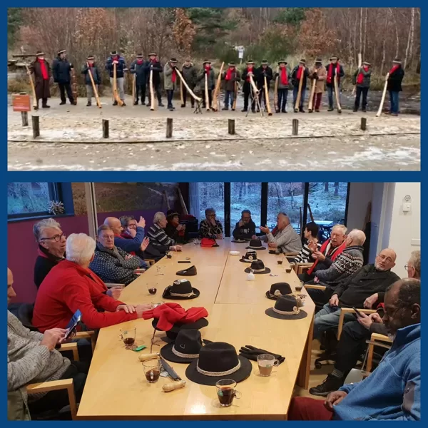Aanblazen met veel gladheid en nazit in Schoorl 3-12-23