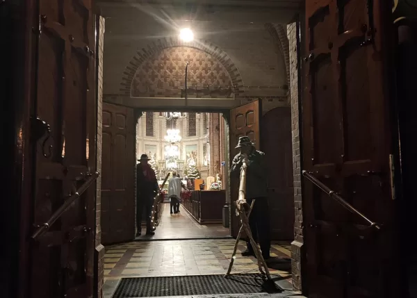 blazen in de Sint-Victorkerk Obdam
