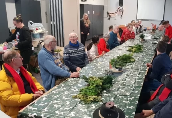Blazen bij de dagbesteding in De Geist Sint Pancras 21-12-23